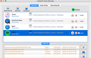 Ondesoft Audio Recorder screenshot 1
