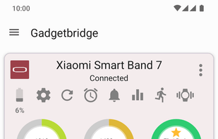 Gadgetbridge screenshot 1