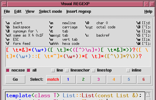 Visual REGEXP screenshot 3