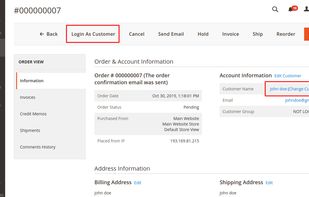 Magento 2 Convert Guest to Customer Extension screenshot 1