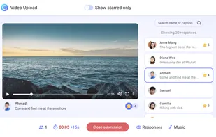 Video Upload Question Type