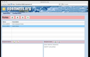 OpenWMS screenshot 2
