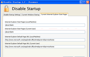 Disable Startup screenshot 2