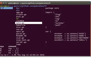 lf (file manager) screenshot 1