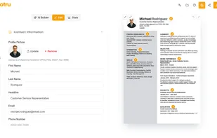 Smart Resume Editor Panel