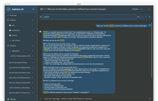 Local and Global Search chat conversations
