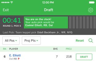 ESPN Fantasy Sports screenshot 1