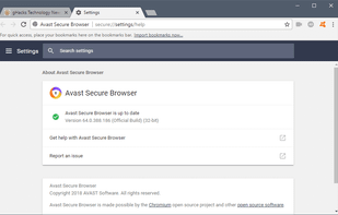 Avast Secure Browser screenshot 1