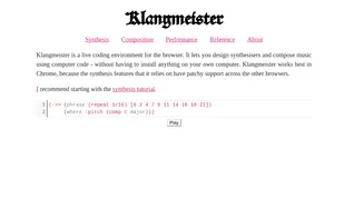 Klangmeister screenshot 1