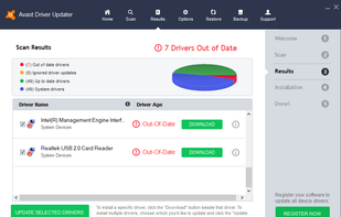 Avast Driver Updater screenshot 1