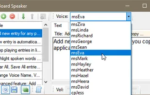 ClipBoard Speaker screenshot 1