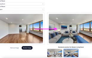 The VirtualStaging.art user interface!
