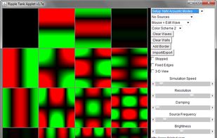 Ripple Tank Applet screenshot 1