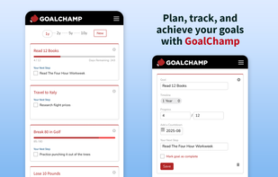 GoalChamp screenshot 1