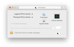 CPUSetter screenshot 1