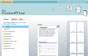 PocketMod screenshot 1