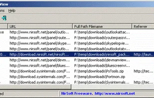 FirefoxDownloadsView screenshot 1
