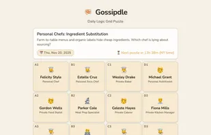 Gossipdle screenshot 1