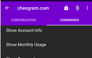 Cheogram screenshot 1