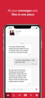 One place to keep track of all your chats, calls and file shares with specific colleagues