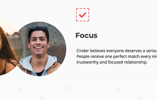 Cinder Dating screenshot 1