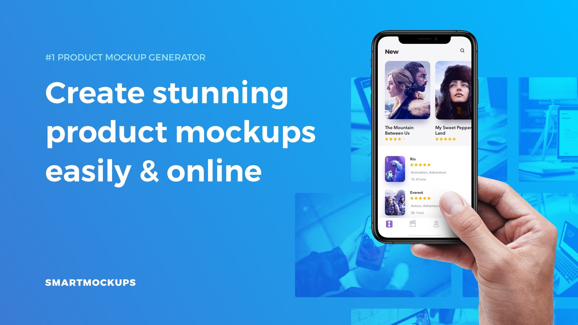 Create stunning product mockups easily and online - Smartmockups