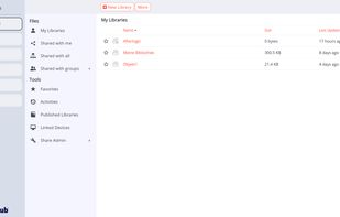 IntraHub with IntraCloud opened.